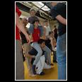 Menschen stapeln