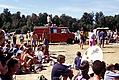 Spiele Moderator auf Feuerwehrauto